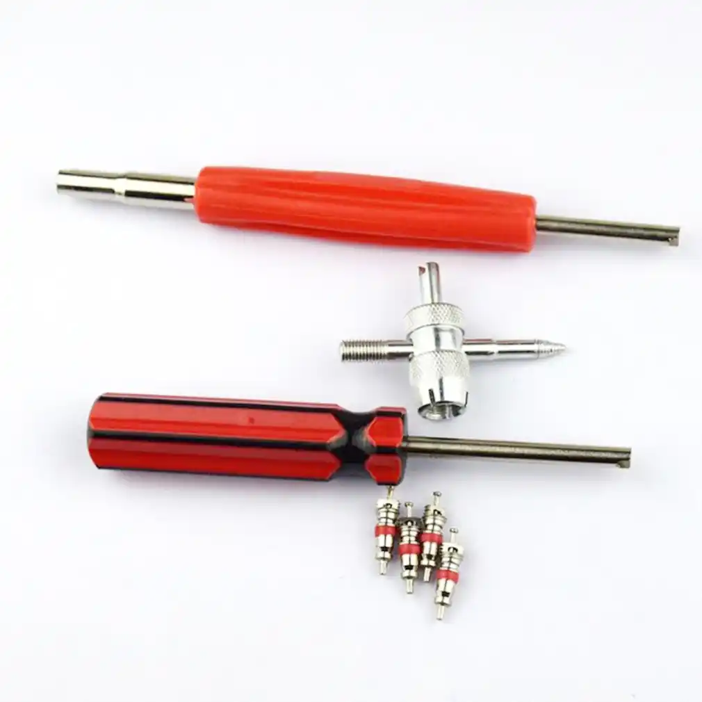 1Pcs Dual Single 43 Pcs Valve Core Remover Tool Set With 20Pcs Schrader Cores