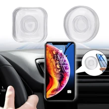 Universal lavável não esteira antiderrapante transparente esteira antiderrapante nenhum traço almofada de borracha multifuncional fone de ouvido armazenamento nano suporte do telefone