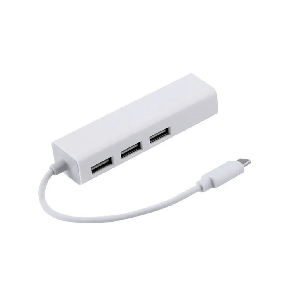 Высокое качество USB 3,1 Тип C USB-C несколько 3 портов концентратор с Ethernet сети LAN адаптер Eletronic горячая распродажа