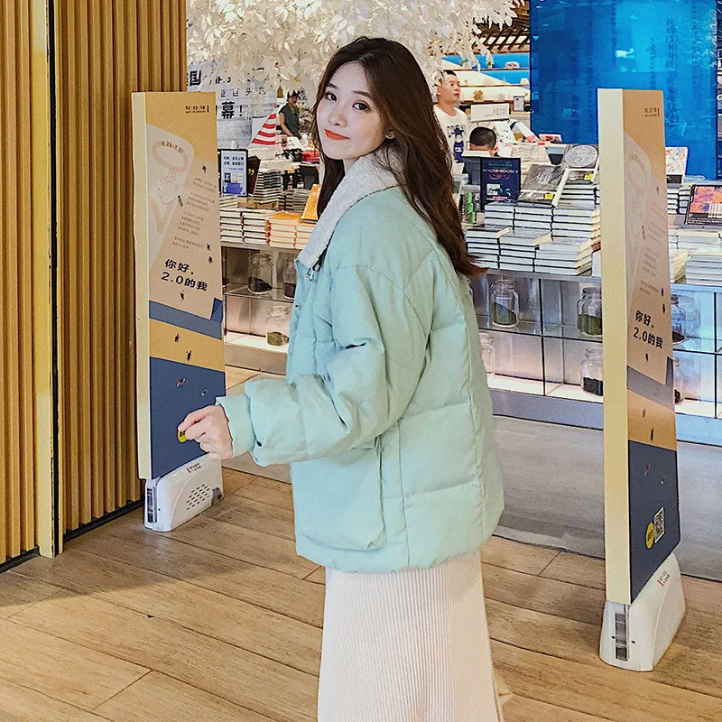 

WOMEN'S Coat 2019 Winter New Style Students Cotton-padded Jacket Loose-Fit BF Short down Coat Hipster Cotton-padded Clothes