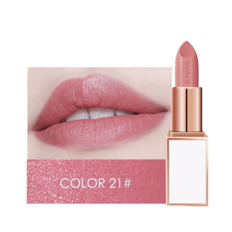 20 Colors Semi-Matte Lipstick Lip Makeup Lipstick Long Lasting Matte Beauty Tools labiales batom Lips Tint D1