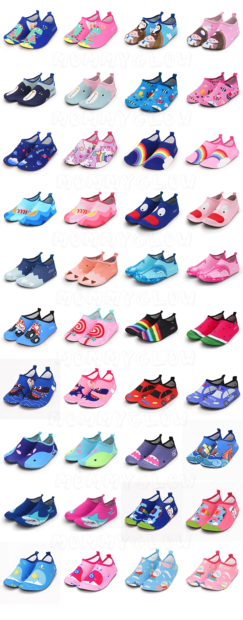 Kids Water Shoes Quick Drying Swim Pool Footwear Outdoor Barefoot Aqua Socks For Beach Home Floor Children Unicorn Slippers