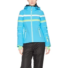 Куртка горнолыжная женская CMP Zip Hood 3W01576WF L714 Голубая