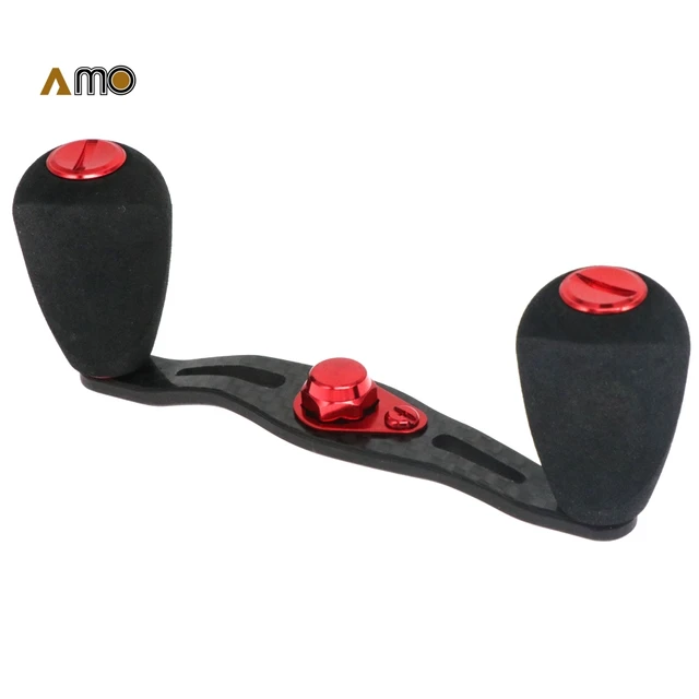 Amo Diy Abu 85mm Carbon Handle Knob Eva Knobs Universal Use Wheel Handle  Knob - Fishing Tools - AliExpress