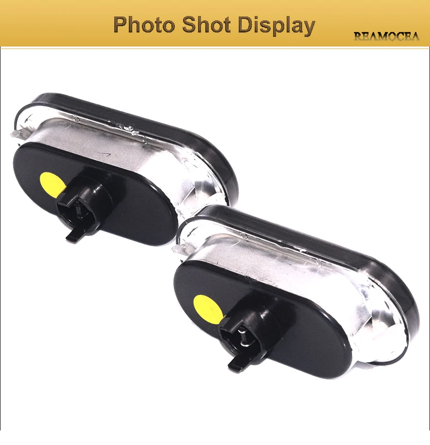 Reamocea 2Pcs Car-Styling Amber Light LED Lamp Side Marker Turn Signal Light Fit For VW Passat B5 Jetta Golf Bora MK4 1999-2004 (6)