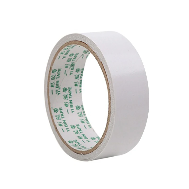12//8m Double Sided Adhesive Tape Super Slim Strong Adhesion White Powerful Tape