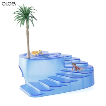 

Plastic Turtle Pier Dock Basking Platform Shelf Decoration Crawler Sun Roof Terrace Island Climb Aquarium Station