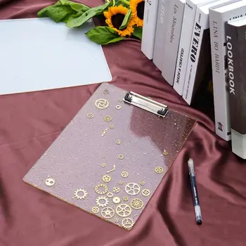 

Handmade Vertical File Folder Resin Molds Portfolio Drawing Board Silicone Resin Casting Mold Stationery Art Craft Tools