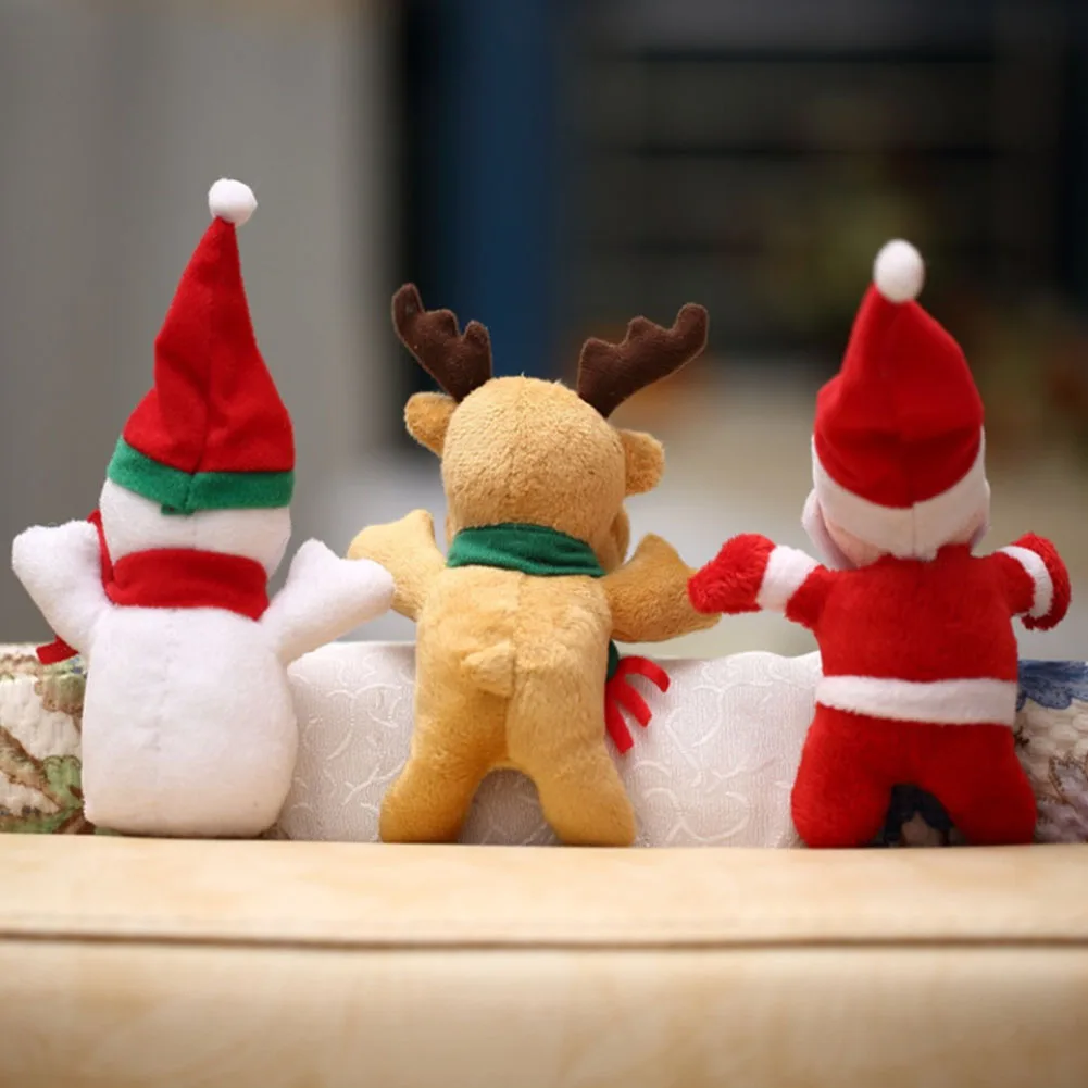 

Cute Cartoon Figure Shape Plush Toy Decoration for Christmas Decor