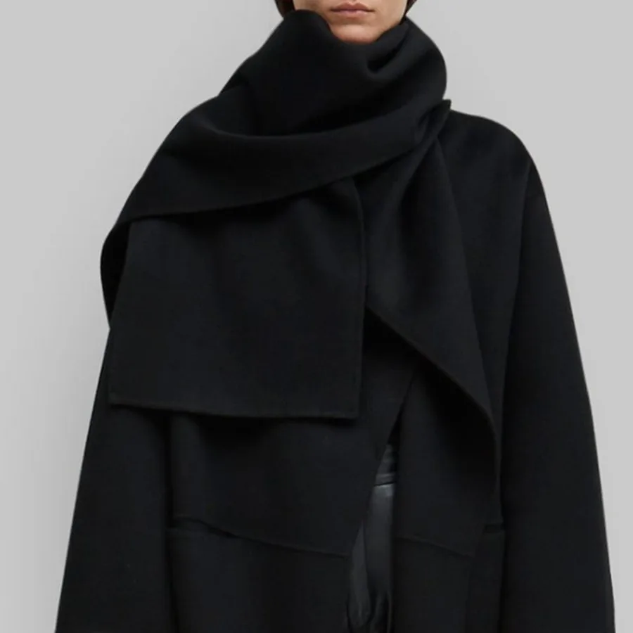 Женский шерстяной кашемировый шарф Simone CAMEL/черный/серый 155 см модные однотонные длинные шарфы 2019FW Новинка
