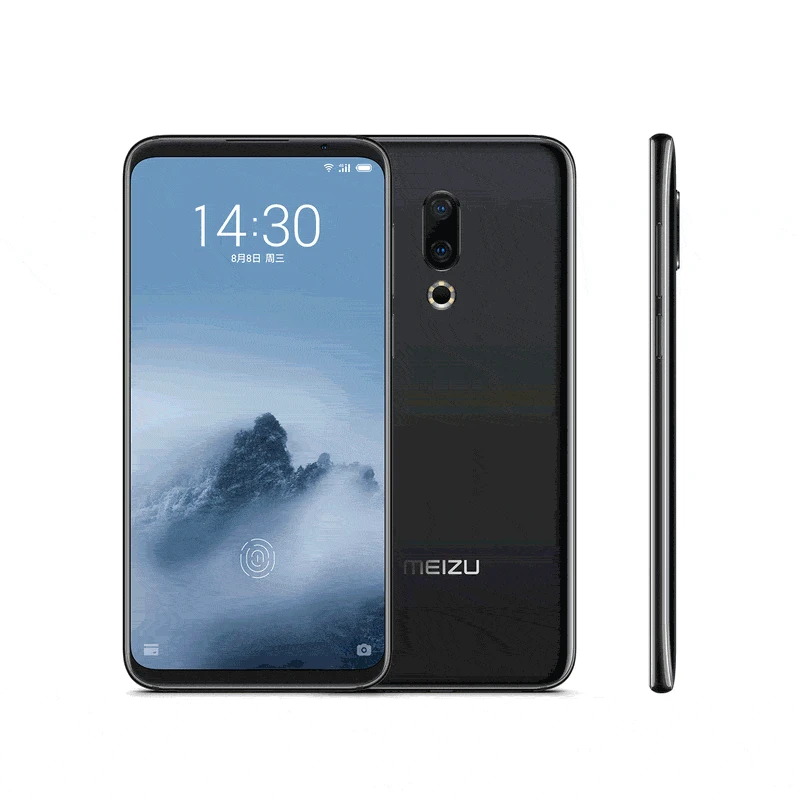 Оригинальная глобальная версия Meizu 16th 8GB 128GB Смартфон Snapdragon 845 Octa Core распознавание
