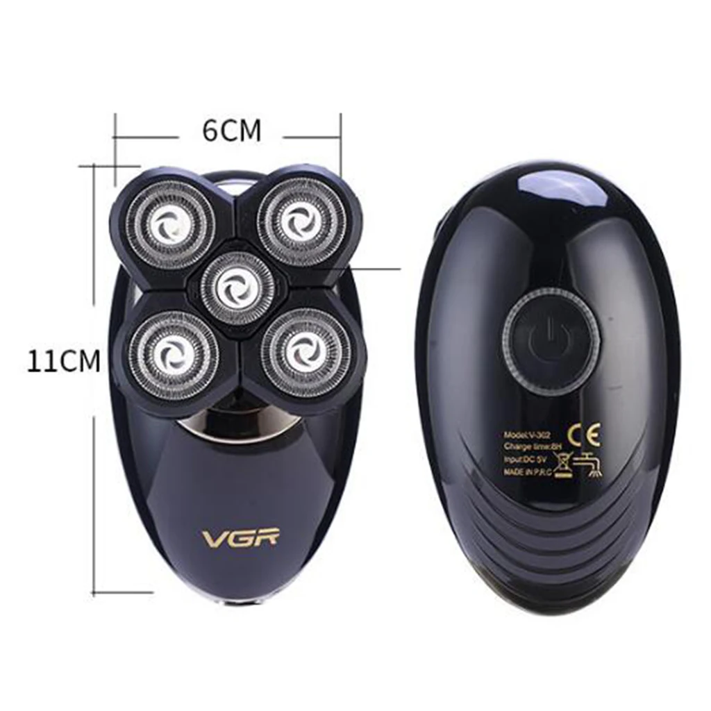 Beard Trimmer, Electric, Cordless, One Pass Beard and Stubble Trimmer Washable