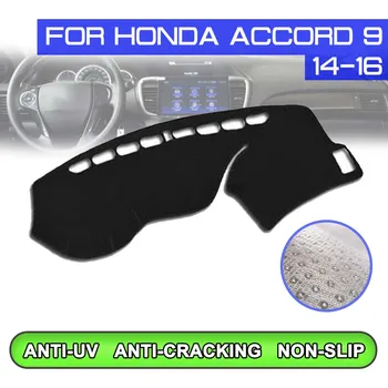 

Car Dashboard Mat Anti-dirty Non-slip Dash Cover Mat UV Protection Shade Sticker for Honda Accord 9th 2014 2015 2016