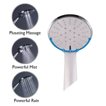 

Fully Electroplated Spray Hand Shower Hand Shower Hand Shower High Pressure Shower Head Bathroom Shower Shower Head