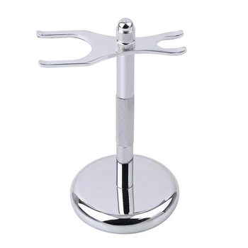 

New Men Razor Holder Alloy Shaving Brush Stand Safety Razor Removable Razor Holder Razor Storage Rack