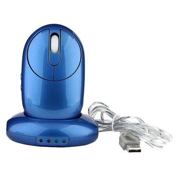 

2.4G Wireless Rechargeable Mouse Optical 6D Gaming Mouse with 4 Ports USB Hub Charging Dock 1200DPI