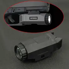 Тактический Компактный APL пистолет светильник Постоянный/Стробоскоп вспышка светильник светодиодный белый светильник 20 мм Вивер рейка для Glock 17 19 18c