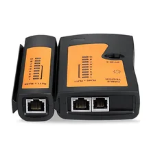 Гаджет сетевой LAN Кабельный тестер RJ-11/RJ-45 кабель испытательная машина DC 9 в 25MA Ethernet инструмент