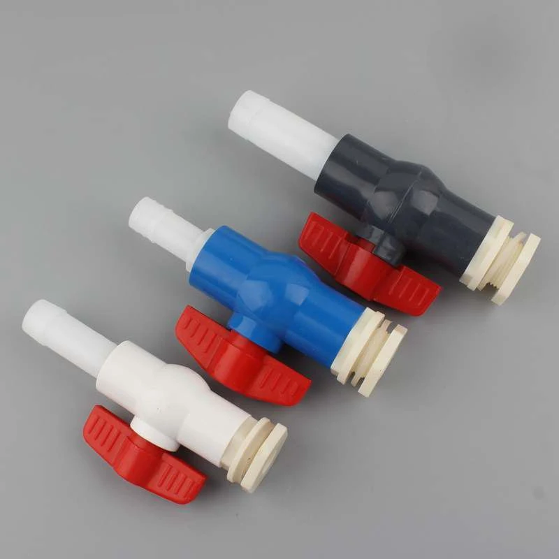 1/2 'ɳ/4'' ABS Fish трубка для цистерны соединения 20/25 мм аквариумный клапан