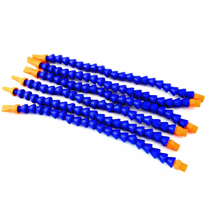 1x1/8 1/4 3/8 Adjustable Nozzle Water Cooling Oil Coolant Pipe Flexible Hose AU