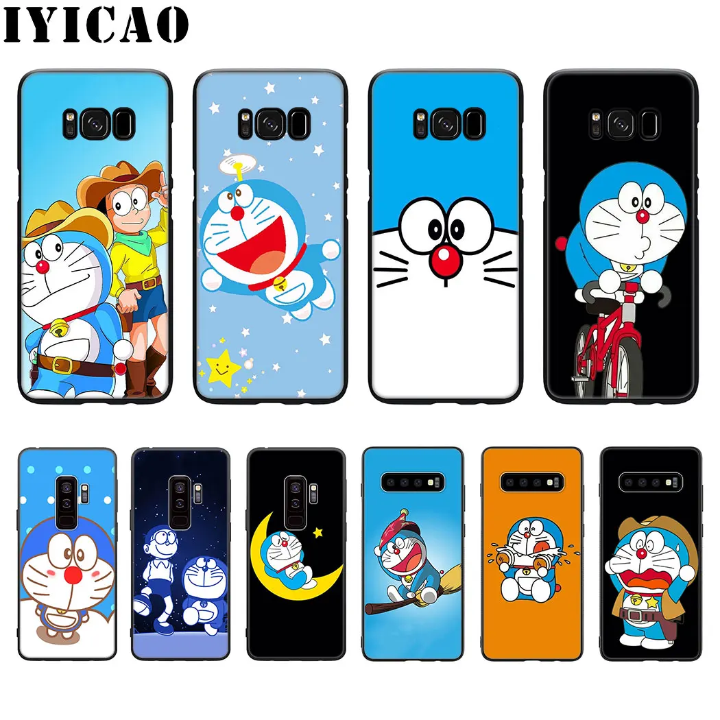 Anime Cartoon Doraemon Soft Silicone Case for Samsung Galaxy S20 S10 S9 S8 Lite Plus Ultra S10E S6 S7 Edge Phone | Мобильные