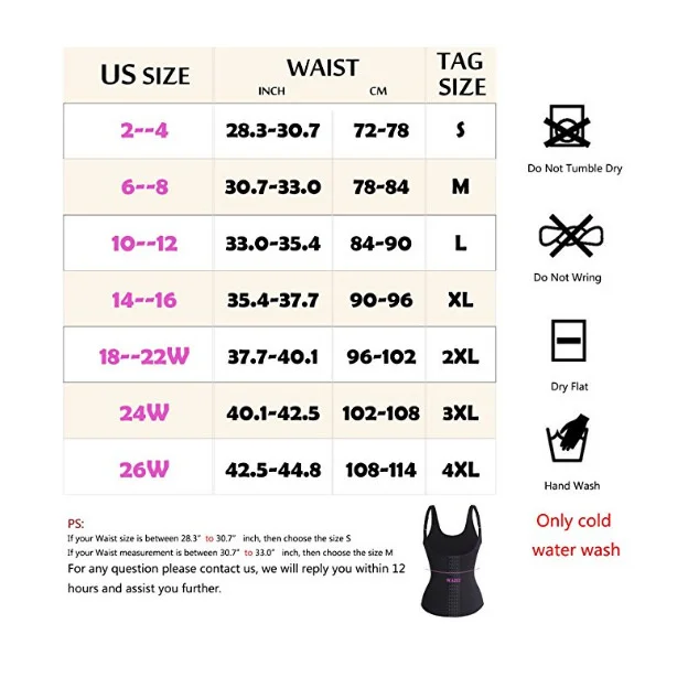 Waist Trainer Sauna Vest Tummy Belly Body Shaper Waist Cincher Corset Adjustable Strap Workout Tank Top Zipper Hook Shapewear thong shapewear