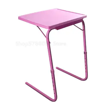 

New multi function folding computer desk bedside plastic coffee table children foldable learning writing desk