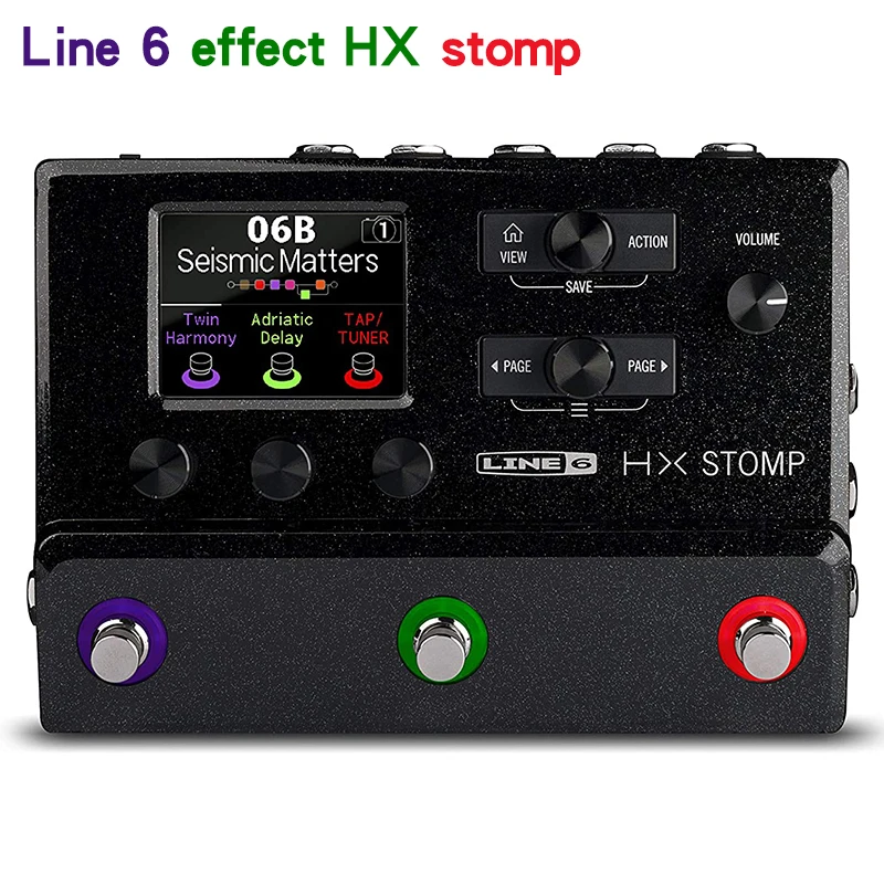 Педаль для гитары с несколькими эффектами Line 6 HX Stomp Черная|Электронный орган| |