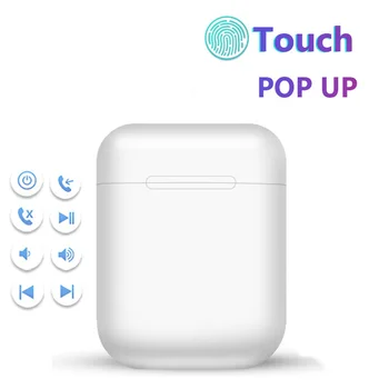 

Draadloze Touch auto connect Oortelefoon 5.0 Bluetooth Handsfree Smart Sport Stereo Oordopjes Voor For Iphone Xiaomi Huawei