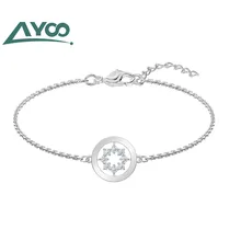 AYoo высокое качество SWA дополнительный круг Классический Круглый Хрустальный Браслет