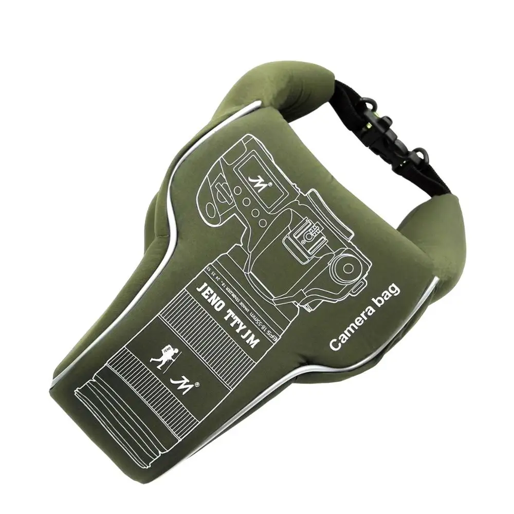 S Size Army Green Новое поступление Открытый водонепроницаемый камера сумка объектив трубки Мода Треугольник противоударный фотографии защитный чехол для Canon Nikon sony - Цвет: S Size Army Green