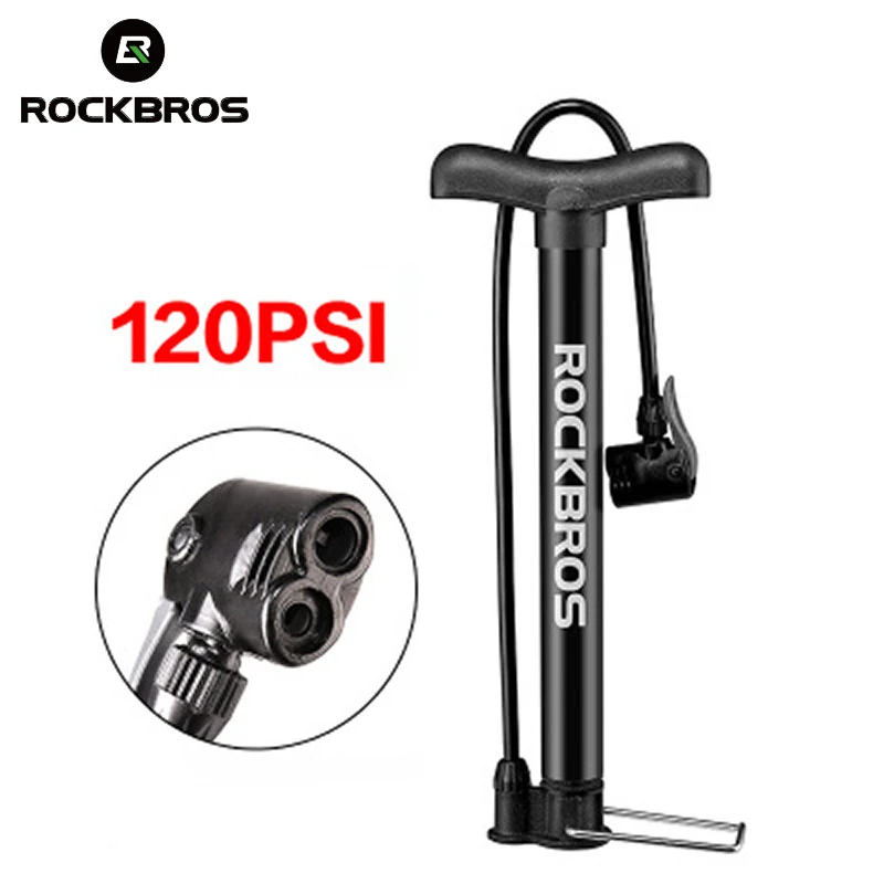 Насос велосипедный ROCKBROS 120 PSI с клапаном и иглой|Велосипедные насосы| |