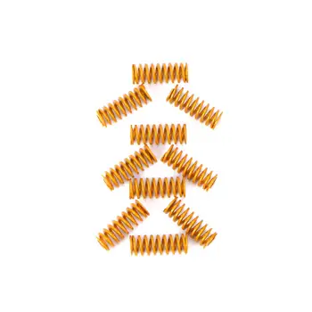 

1/10/20 pcs 3Dman 3D Printer Springs 10*25mm Yellow Die Spring Flat-top spring compatible with most 3D printer bodies