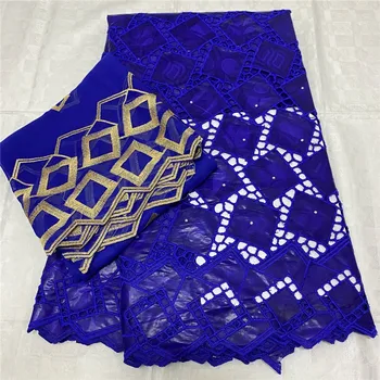 

high quality bazin riche fabric royal blue lace fabric guinea brocade fabric atiku fabric african fabric lace material 7yard