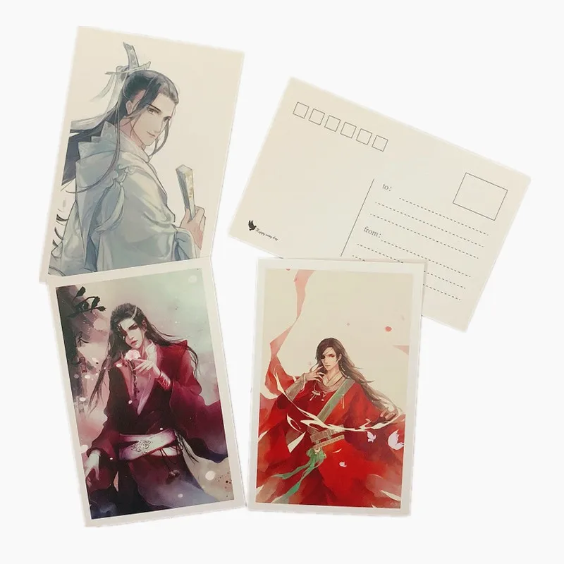 30 листов/набор Китайский аниме Тянь Гуань Чи фу бумага коллекция открыток открытка поздравительная открытка подарок на день рождения