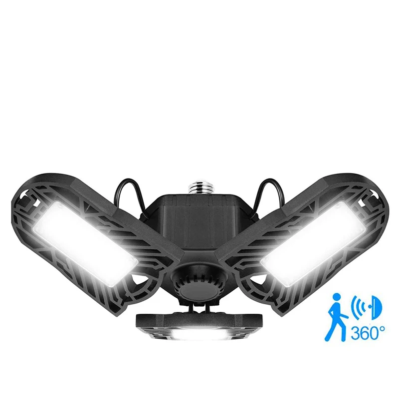 E26 деформационный UFO светодиодный светильник высокий залив светильник для гаража светодиодный светильник s для заправочной станции навес мастерской футбольного поля - Цвет: Dark Radar induction