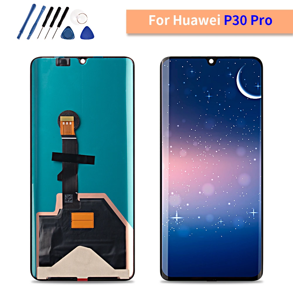 

New High Quality LCD For Huawei P30 Pro LCD Display Touch Screen Digitizer Display For P30 Pro VOG-L29 L04 L04 AL00 TL00