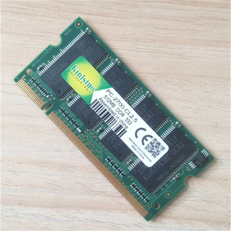 Barrette RAM 512 Mo DDR1 PC-2700 (333 MHz) - D'occasion Fonctionnelle