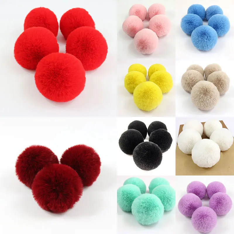 Искусственные сумки 10 см аксессуары для одежды искусственные помпоны из