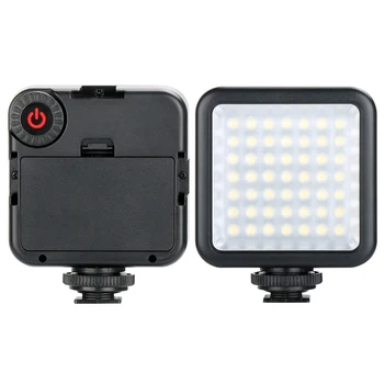 

Ulanzi W49 Mini LED Video Light on Camera with 3 Hot Shoe for DSLR Mini Night Photographic Fill Lighting