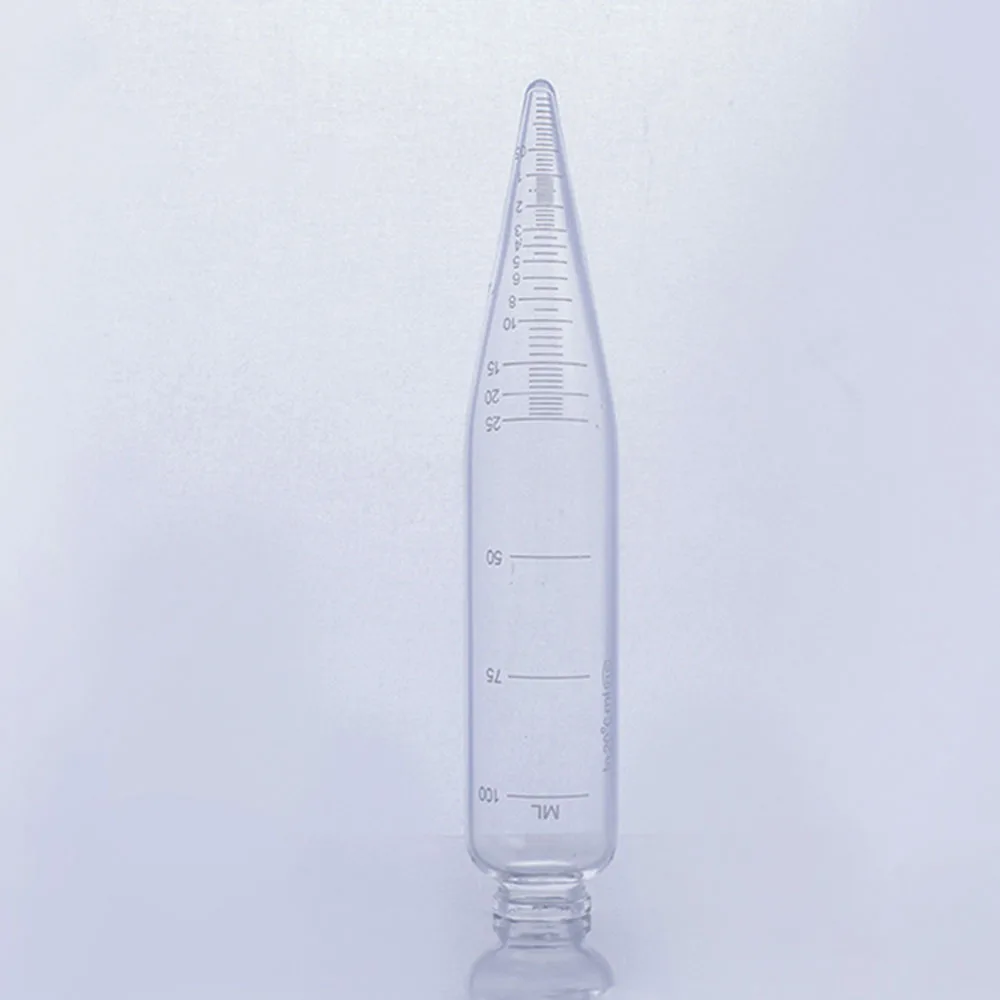 1 шт. 100 мл стеклянная градуированная центрифужная трубка стеклянный цилиндр лабораторные принадлежности