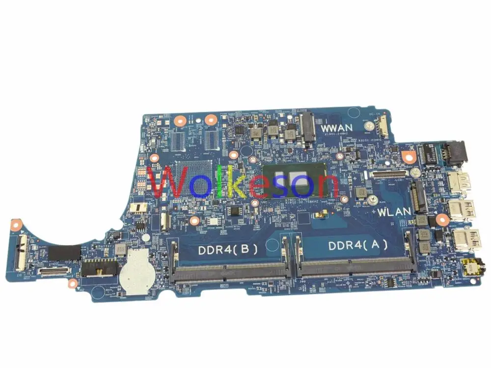SHELI для DELL Latitude 3480 3580 материнская плата для ноутбука с I5-7300U процессором DDR4 CN-04N7MC 04N7MC 4N7MC 16852-1 D5FVH тест ОК