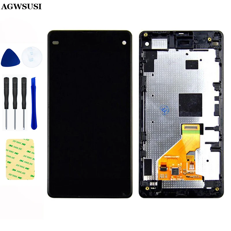 Для Sony Xperia Z1 Compact D5503 mini сенсорный экран дигитайзер Сенсорное стекло + ЖК дисплей