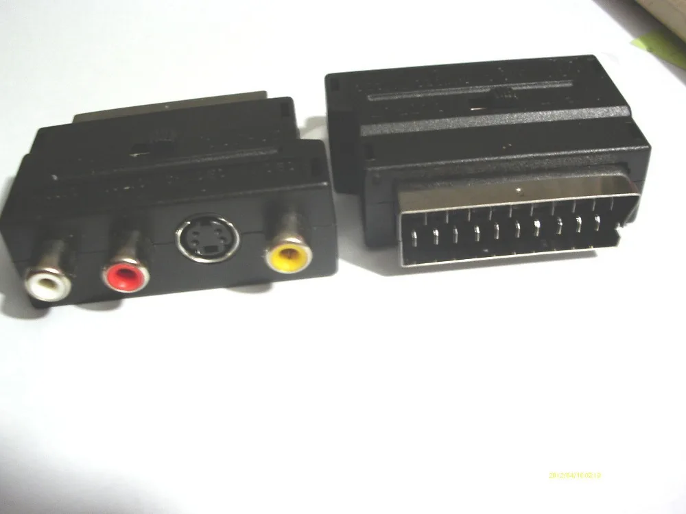 10 шт. адаптер 3 x RCA S-Video svideo CC tv phono адаптер