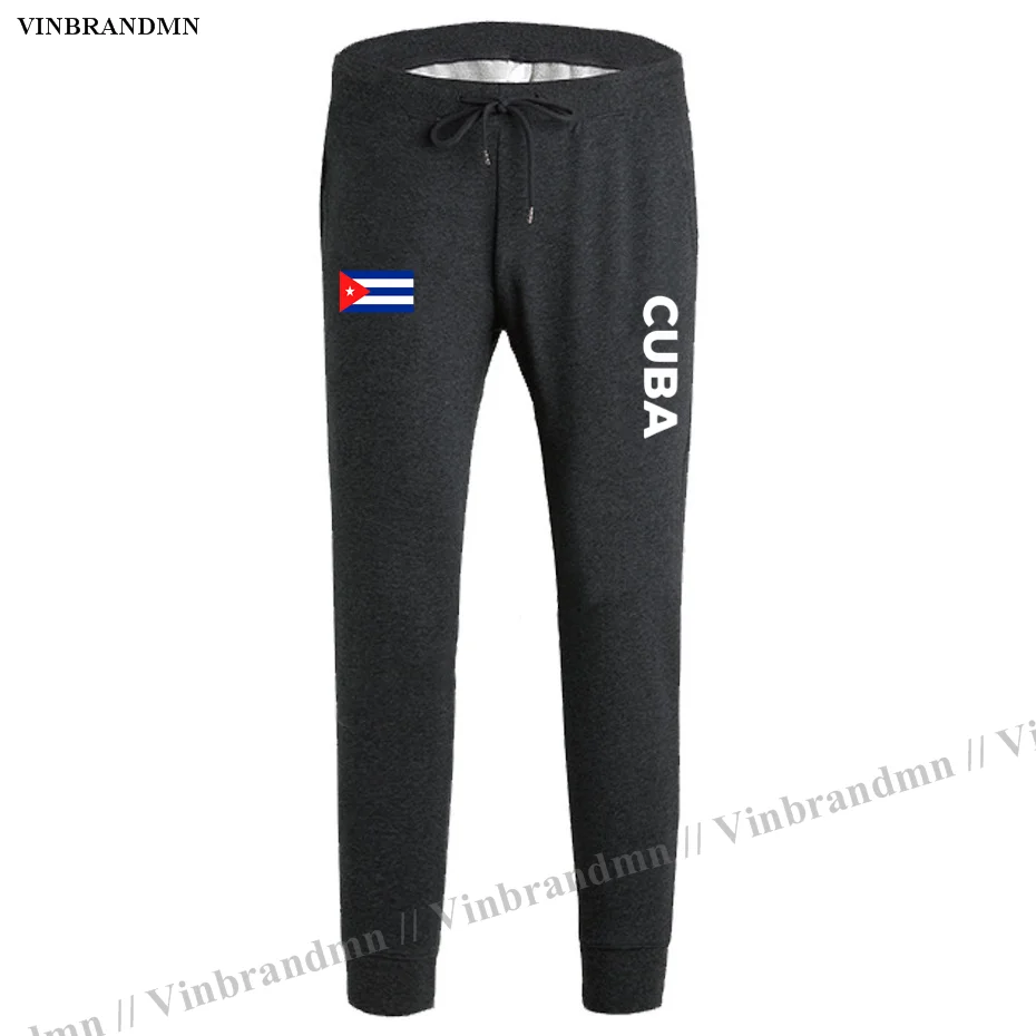 

Cuba Cuban CU CUB mens pants joggers jumpsuit sweatpants track sweat fitness fleece tactical casual nation country leggin NEW