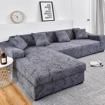 1/2 pieces Sofa Cover Set Geometric Couch Cover Elastic Sofa Cover for Living Room Pets Corner L Shaped Chaise Longue Sofa Cover