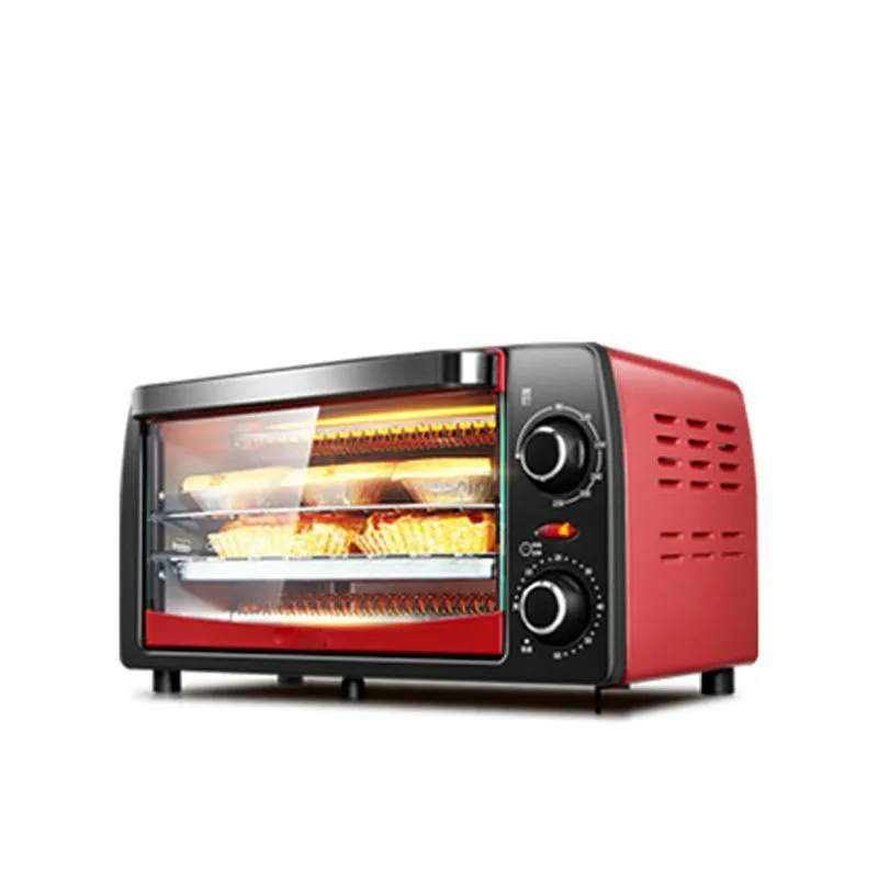 12L Automatic Mini Electric Oven 220V 1050W Household Pizza Meat Grill Bread Baking Machine Kitchen Appliances | Бытовая техника
