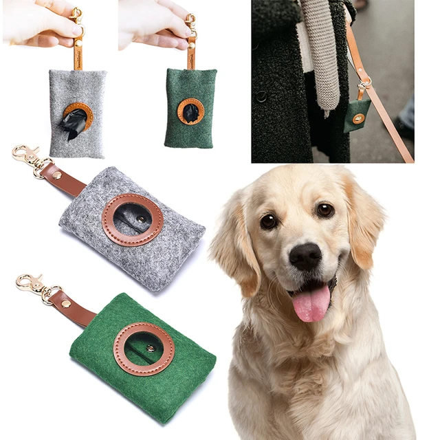 Tragbare Licht Haustier Hund Poop Tasche Dispenser Mit Reflektierende Seil  Griff Reinigung Abfall Müll Box Außen Haustier Liefert - AliExpress