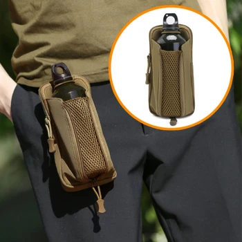 

Outdoors Camping Hiking Water Bottle Pouch Molle Belt Pouch Travel Phone Bag Hunting Canteen Kettle Hold Waist Bag