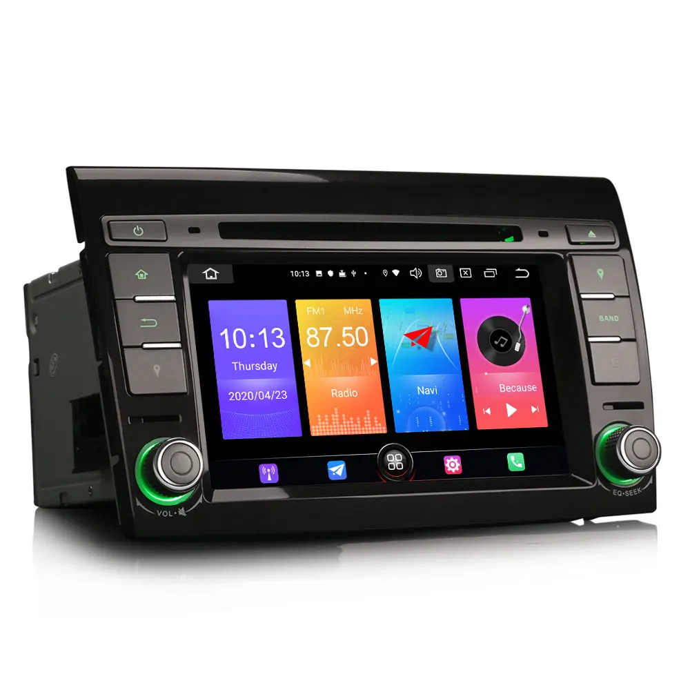7 &quotAndroid 10 0 OS автомобильный DVD Мультимедиа GPS Радио система плеер для Fiat Bravo 2007 2014 с